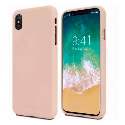 Pouzdro Mercury Soft feeling Apple iPhone XS Max, pink