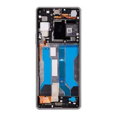 LCD + dotyk + přední kryt pro Sony Xperia 10 V, white (Service Pack)