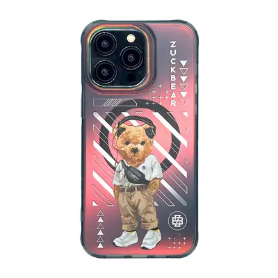 Zadní kryt ZUCK BEAR case NEW YORK NEVER SLEEPS MAG kompatibilní s MagSafe pro Apple iPhone 15 P