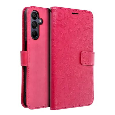 Flipové pouzdro MEZZO Book case pro Samsung Galaxy A15 4G/A15 5G, mandala magenta