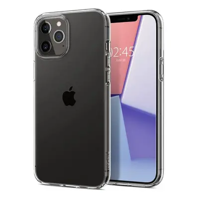 Ochranný kryt Spigen Liquid Crystal pro Apple iPhone 12/12 Pro, transparentní