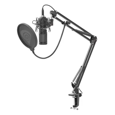 Streamovací mikrofon Genesis Radium 400, USB, kardioidní polarizace, ohybné rameno, pop-filter