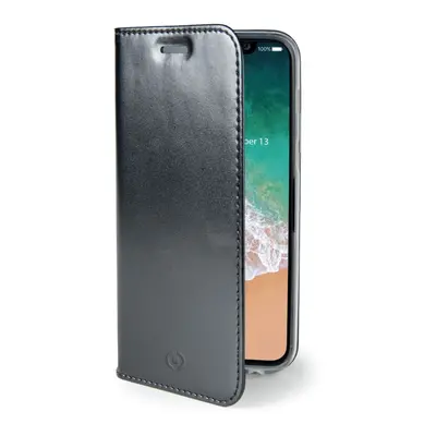 CELLY Air Ultra tenké flipové pouzdro Apple iPhone X black