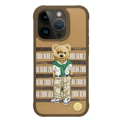 Zadní kryt ZUCK BEAR case SAN FRANCISCO FORTUNE pro Apple iPhone 15 Pro, golden state bear