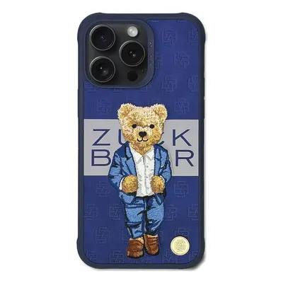 Zadní kryt ZUCK BEAR case PARIS GENTLEMAN pro Apple iPhone 15 Pro, suit