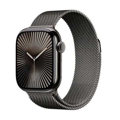 Apple Watch Series 10 GPS + Cellular 46mm Slate Titanium / Slate Milanese Loop - S/M