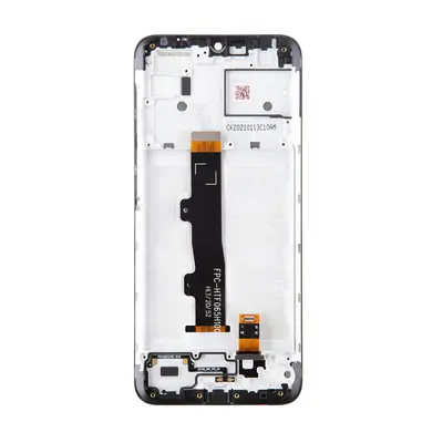 LCD + dotyk + přední kryt pro Motorola Moto E7/E7i Power, black (Service Pack)