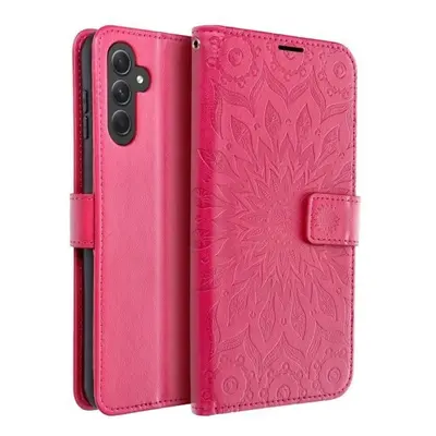 Flipové pouzdro MEZZO Book case pro Apple iPhone 16 Plus, mandala magenta