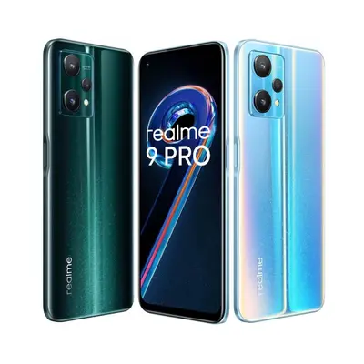 LCD + dotyk + přední kryt pro Realme 9 Pro+, black (Service Pack)