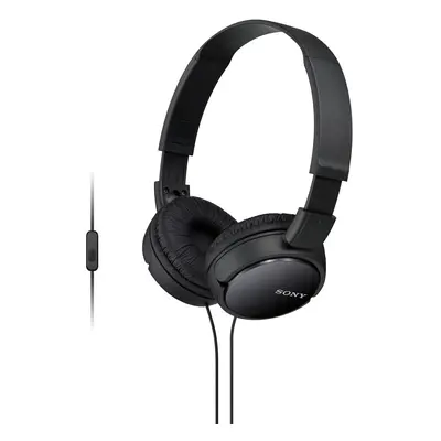 SONY sluchátka MDR-ZX110AP handsfree, černé