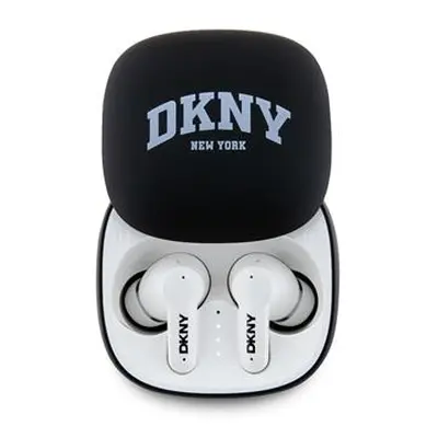 Bezdrátová sluchátka DKNY 3D Rubber Matte Finish TWS, černá