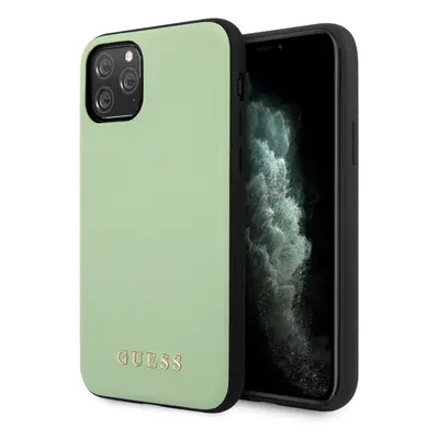 Guess Zadní kryt GUHCN65PUMGR pro Apple iPhone 11 Pro Max green