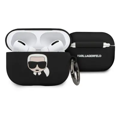 Karl Lagerfeld silikonový kryt pro Apple Airpods Pro black