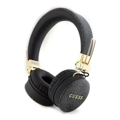 Guess PU Leather 4G Metal Logo BT5.3 Stereo Headphone Black