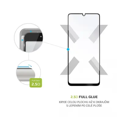 Ochranné tvrzené sklo FIXED Full-Cover pro Samsung Galaxy A31, černá