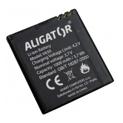 Baterie ALIGATOR V650 Li-Ion 1.000mAh