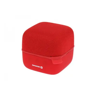 Bluetooth reproduktor SWISSTEN MUSIC CUBE, červená