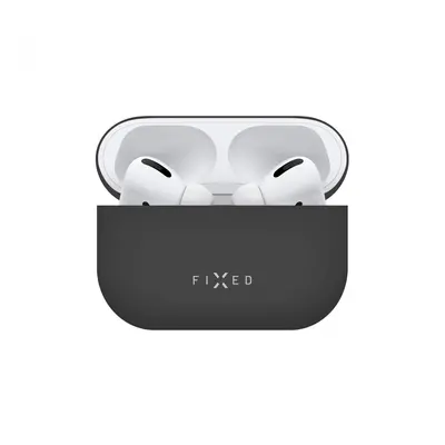 Ultratenké silikonové pouzdro FIXED Silky pro Apple AirPods 4, černá