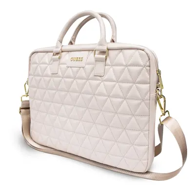 Guess Quilted obal GUCB15QLPK pro notebook 15" pink