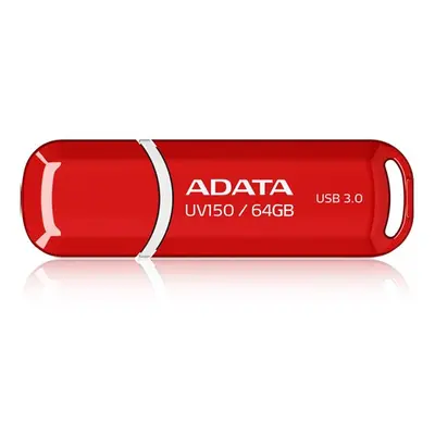 Flash disk ADATA UV150 64GB, USB 3.0, červený