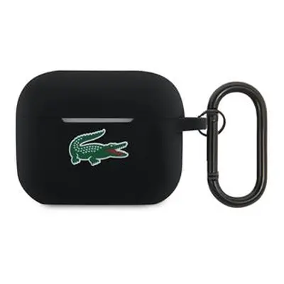 Pouzdro Lacoste Liquid Silicone Croc Logo Pouzdro pro AirPods 3, black