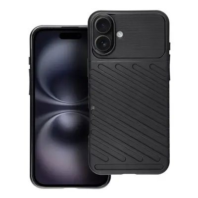 Ochranný kryt THUNDER pro Apple iPhone 16 Plus, černá