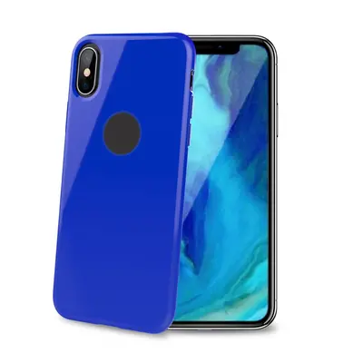 CELLY Gelskin silikonové pouzdro pro Apple iPhone XS Max, blue