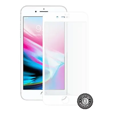 Screenshield tvrzené sklo APPLE iPhone 8 Plus full COVER, white