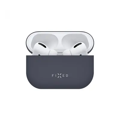 Ultratenké silikonové pouzdro FIXED Silky pro Apple AirPods 4, modrá