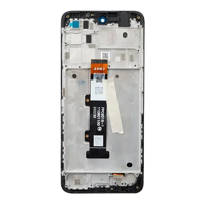 LCD + dotyk + přední kryt pro Motorola Moto E32s, black