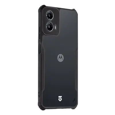 Zadní kryt Tactical Quantum Stealth pro Motorola Moto G34, transparentní černá