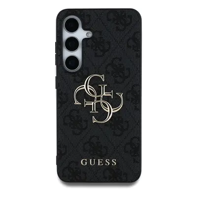 Zadní kryt Guess PU 4G Metal Logo pro Samsung Galaxy S25+, šedá