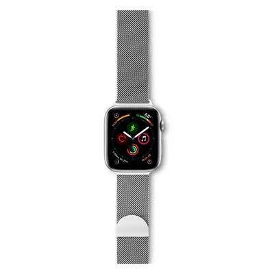 Ocelový řemínek Epico Milanese pro Apple Watch 38/40mm, stříbrná