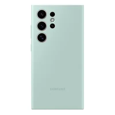 Silikonový zadní kryt pro Samsung Galaxy S25 Ultra EF-PS938CMEGWW, mátová