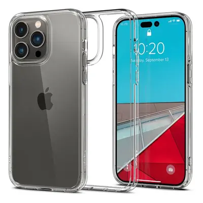 Ochranný kryt Spigen Crystal Hybrid pro Apple iPhone 14 Pro, transparentní