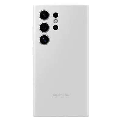 Silikonový zadní kryt pro Samsung Galaxy S25 Ultra EF-PS938CJEGWW, šedá