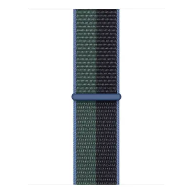 Řemínek Sport Loop Extra Large pro Apple Watch 41mm, inkoustová/eukalyptově zelená