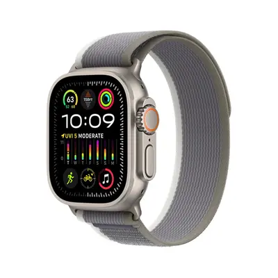 Apple Watch Ultra 2 GPS + Cellular 49mm Titanium / Green/Grey Trail Loop - S/M