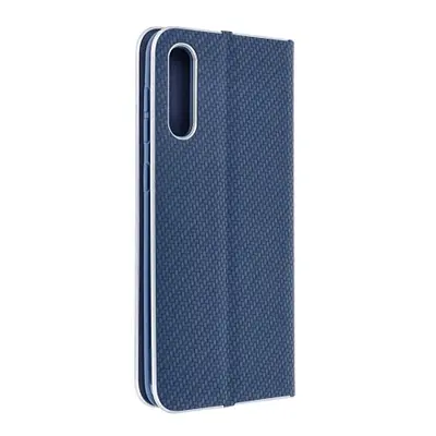 Forcell Luna Carbon flipové pouzdro pro Xiaomi Redmi 9A / Redmi 9AT, modrá