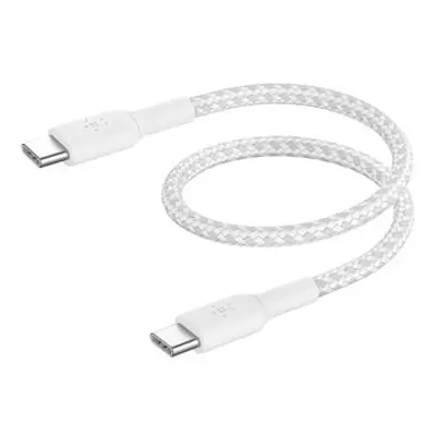 Belkin BOOST CHARGE™ USB-C/USB-C kabel, 15cm, bílý - odolný