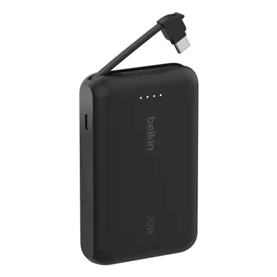 Belkin 10000 mAh, PD 20W, USB-C, černá