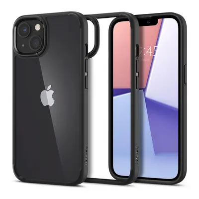 Ochranný kryt Spigen Ultra Hybrid matte black pro Apple iPhone 13, transparentní