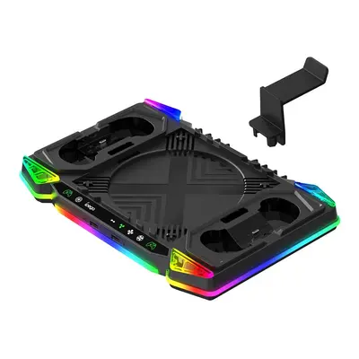 Multifunkční nabíjecí RGB stojan iPega XBX025S s chlazením pro Xbox