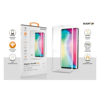 Ochranné tvrzené sklo ALIGATOR GLASS FULL pro Xiaomi Redmi Note 14 Pro/Pro+ 5G, černá