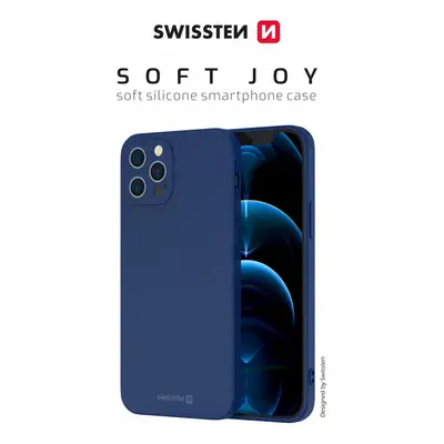 Zadní kryt Swissten Soft Joy pro Apple iPhone 16 Pro Max, modrá