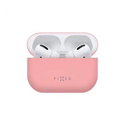 Ultratenké silikonové pouzdro FIXED Silky pro Apple AirPods 4, růžová