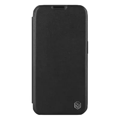 Flipové pouzdro Nillkin Qin Book PRO Plain Leather pro Apple iPhone 15 Pro Max, black