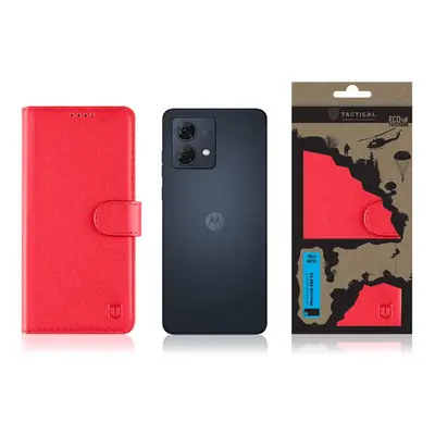 Flipové pouzdro Tactical Field Notes pro Motorola Moto G84 5G, červená