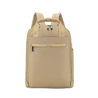 Batoh na notebook GOLLA Backpack Orion Nylon a PU 15.6", coffee