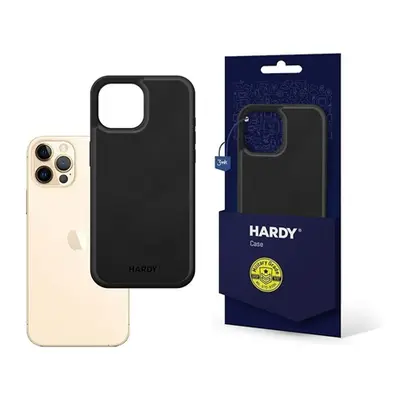 Zadní kryt 3mk HARDY Apple Silky Leather MagCase pro Apple iPhone 15 Pro Max, černá